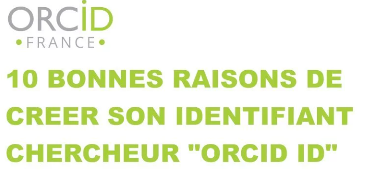 Créer son ORCID ID