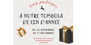 Participez à la tombola de la bibliothèque
