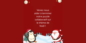 Pour patientez avant les vacances... puzzle en bibliothèque